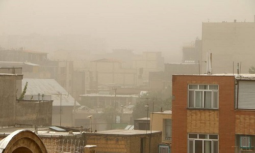  عکس/ بام ایران در حصار گرد و غبار