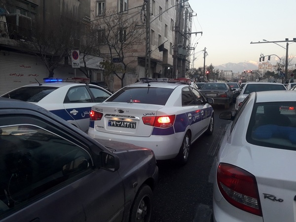 ترافیک سنگین صبحگاهی معابر پایتخت ترافیک سنگین صبحگاهی معابر پایتخت