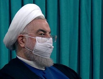 چهره روحانی هنگام ارائه گزارش رئیسی از وضعیت موجود/عکس