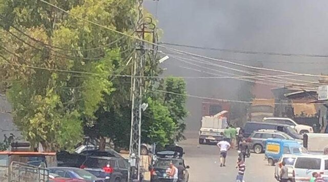  آتش‌سوزی مهیب در جنوب لبنان