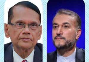 تبریک وزیر خارجه سریلانکا به امیرعبداللهیان