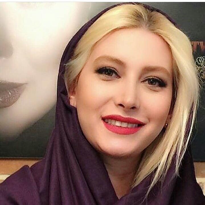 ژست سینمای خانم بازیگر در روز تولدش 