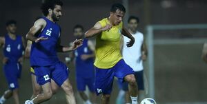 تمرین استقلالی ها در ورزشگاه الوصل