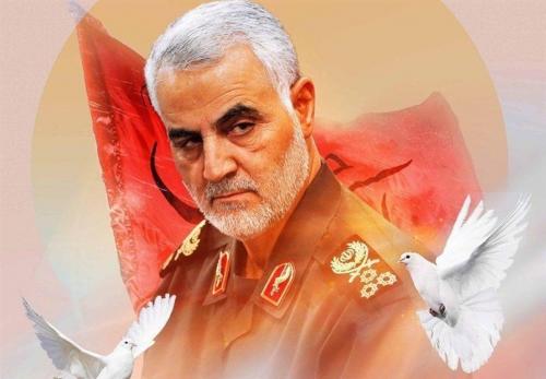  فیلم/ دلجویی حاج قاسم از دختر شهید