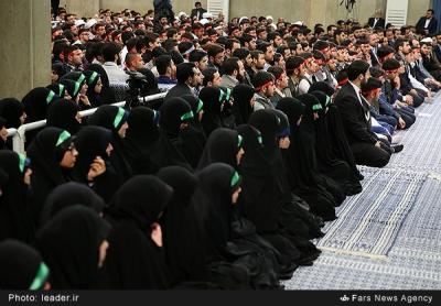 عکس/دیدار اعضای اتحادیه انجمن‌های اسلامی دانش‌آموزان با رهبر معظم انقلاب