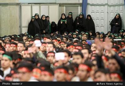 عکس/دیدار اعضای اتحادیه انجمن‌های اسلامی دانش‌آموزان با رهبر معظم انقلاب
