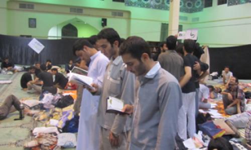  آغاز مراسم معنوی اعتکاف