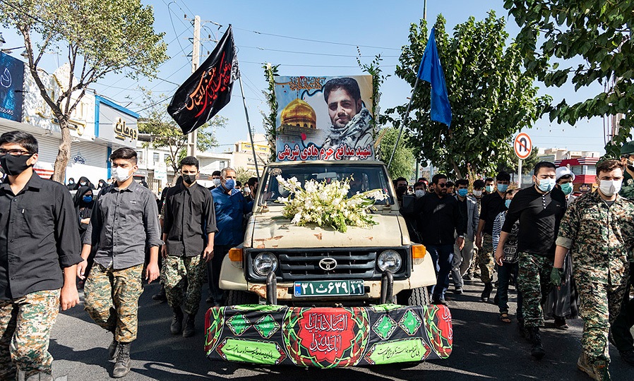 وداع با شهید مدافع حرم «هادی شریفی»