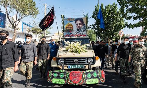 وداع با شهید مدافع حرم «هادی شریفی»