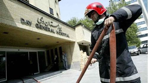  جزئیات بیشتر از حادثه آتش‌سوزی در بیمارستان «دی»