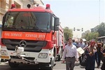 آتش سوزی کارگاه پوشاک در تهران