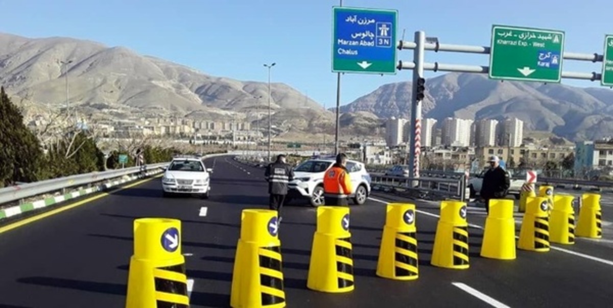 انسداد ۴ روزه آزادراه تهران- شمال 