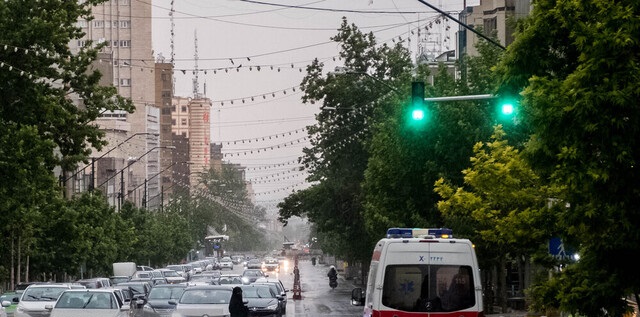 رگبار باران در نقاط مختلف کشور