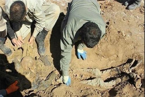 کشف پیکر مطهر شهید دوران دفاع مقدس