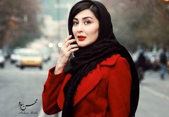 تیپ چرمی مریم معصومی