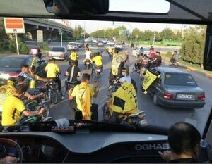  فوت هوادار نوجوان سپاهان در حال همراهی کاروان تیم