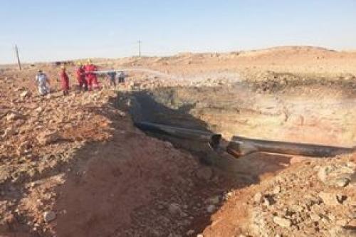  مهار آتش‌سوزی خط لوله انتقال گاز مارون