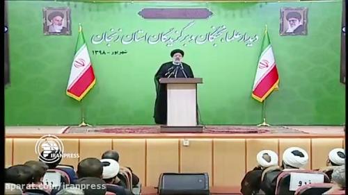  فیلم/ بغض رئیس‌جمهور هنگام سخنرانی در مورد غواصان دفاع مقدس