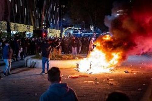 زخمی شدن ۷ نفر در ناآرامی‌های روتردام هلند