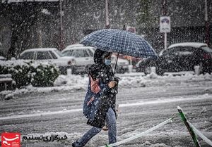  پیش‌بینی بارش باران و برف در ۲۸ استان