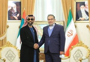  دیدار مشاور امنیت ملی امارات با شمخانی