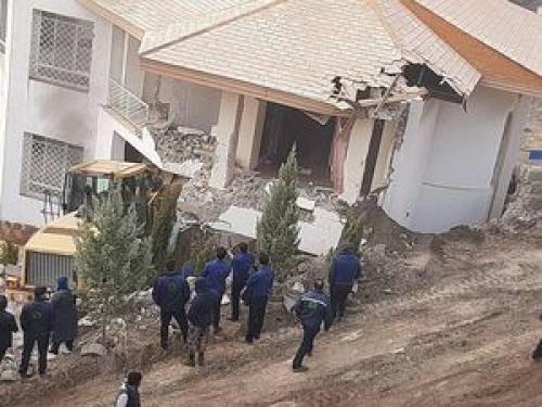  ویلای غیر مجاز ۵ هزار متری کن تهران تخریب شد