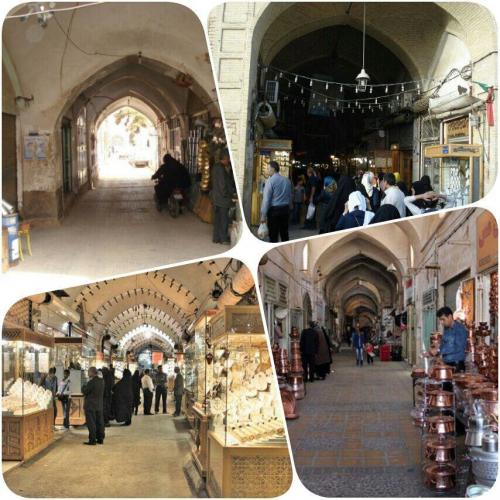  حضور رئیسی در بازار سنتی یزد