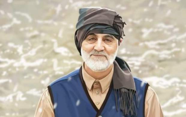 ماجرای چفیه عرق کرده یک کارگر و حاج قاسم"
