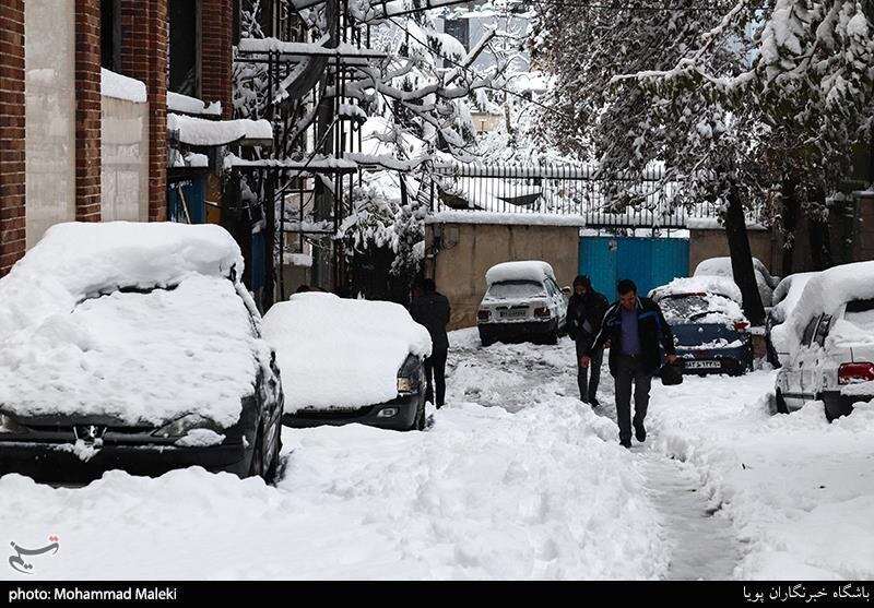  بارش برف در تهران