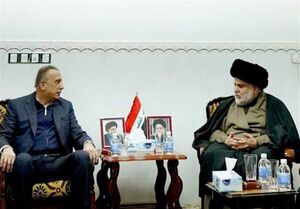 دیدار الکاظمی با مقتدی صدر در نجف اشرف