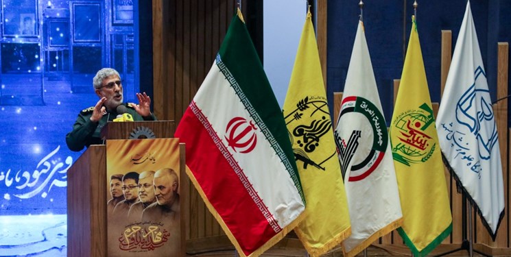 هشدار سردار قاآنی به سردمداران آمریکایی+فیلم 