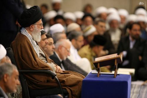 دیدار شرکت‌کنندگان در مسابقات بین‌المللى قرآن با رهبر انقلاب