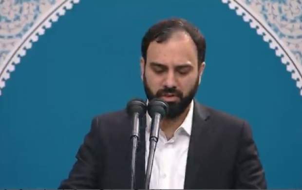 مدیحه‌سرائی مهدی حسینی در دیدار رهبرانقلاب