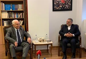  دیدار سفیر ایران با رهبر حزب وطن ترکیه