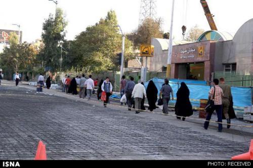  پیاده‌راه خیابان ۱۷ شهریور بازگشایی شد