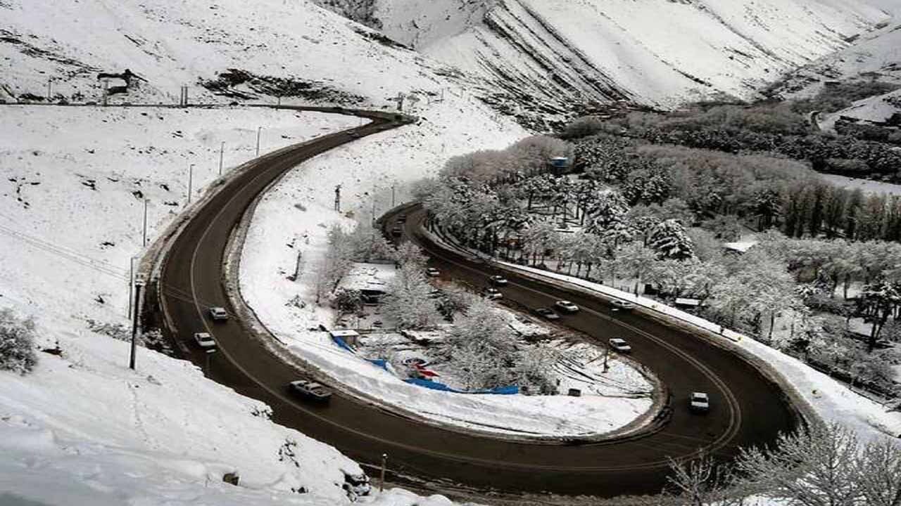  کولاک و برف جاده‌های کوهستانی در آخر هفته