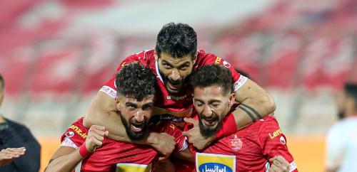 عکس/ خوشحالی خطرناک بازیکن پرسپولیس
