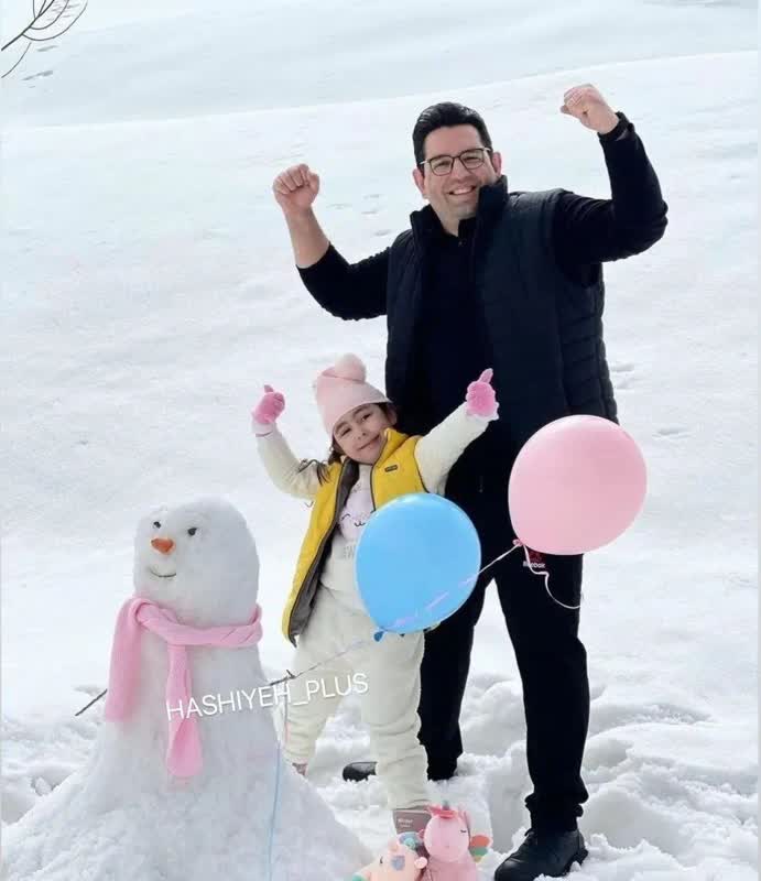 عکس/ محمدرضا احمدی و دخترش