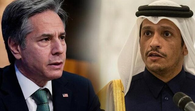  تماس تلفنی وزیرخارجه قطر با بلینکن پس از گفت‌وگو با امیرعبداللهیان