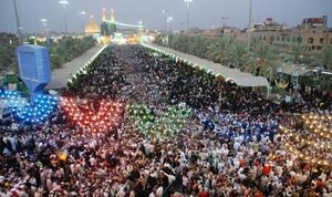  الحشد الشعبی عملیات تامین امنیت زائران شعبانیه را در کربلا آغاز کرد