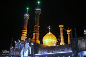 برگزاری مراسم تحویل سال در حرم مطهر حضرت معصومه (س)