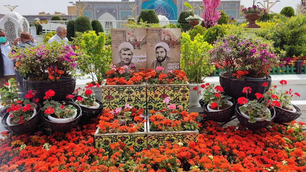 عکس/ گلباران محل شهادت دو طلبه مشهدی