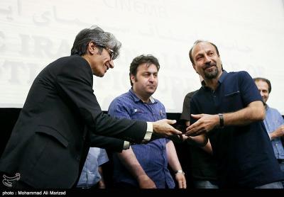 عکس/ مراسم تقدیر از اصغر فرهادی در خانه سینما 