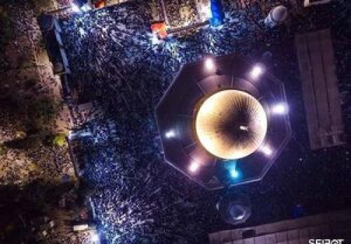 حضور فلسطینیان در مسجدالأقصی برای نماز 