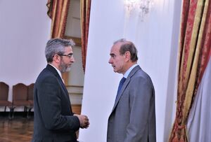  «انریکه مورا» با علی باقری دیدار و گفتگو کرد