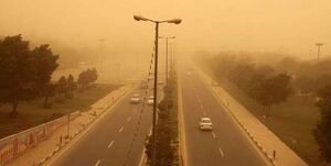  غلظت گرد و غبار در اندیمشک ۱۴ برابر بیش از حد مجاز