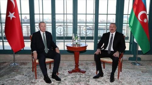  دیدار اردوغان و علی‌اف در باکو