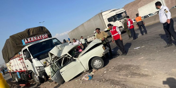  ۳ فوتی و ۴ مصدوم در تصادف ورودی شهر پرند