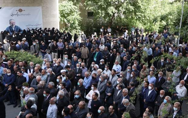 مراسم بدرقه پیکر حجت‌الاسلام دعایی برگزار شد