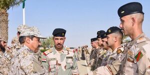 رزمایش مشترک نیروهای سعودی و عراقی 
